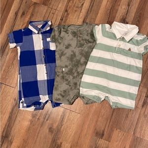 Toddler boy romper lot!